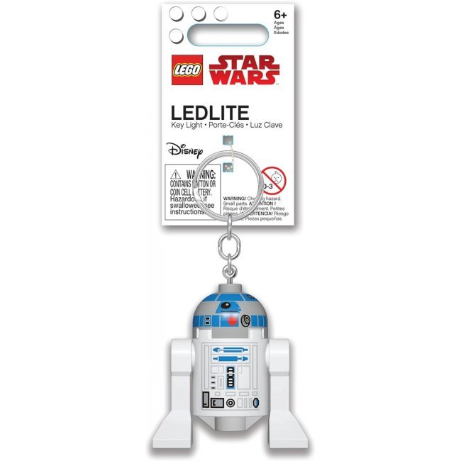 Llavero linterna LEGO Star Wars R2D2 8cm