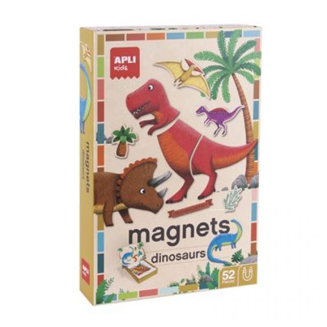 Puzzle Magnético Apli Fun Dinos 52 piezas