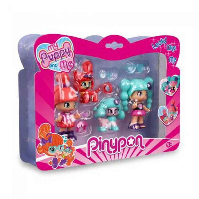 Pinypon My Puppy and Me Pack doble figuras