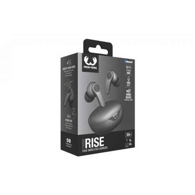 Auriculares Noise Cancelling  Fresh 'n Rebel Twins Rise Gris