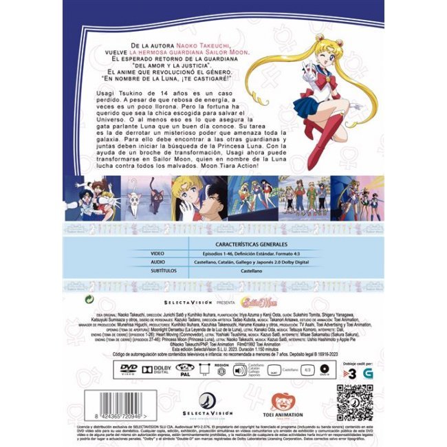 Sailor Moon Temporada 1 Episodios 1 A 48 - DVD
