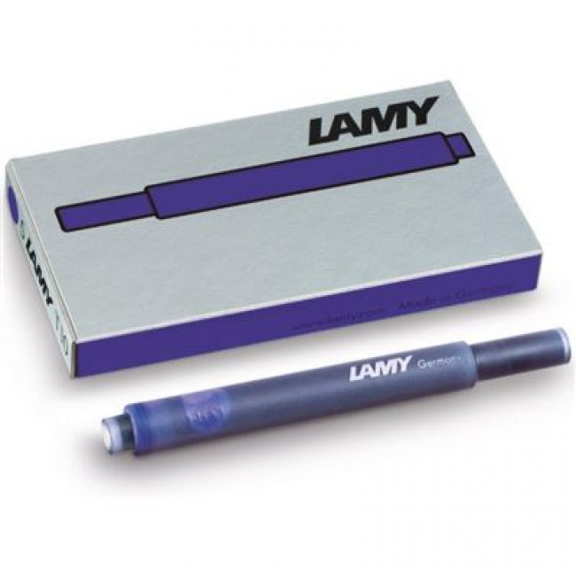 Caja con 5 cartuchos de tinta Lamy T10 violeta