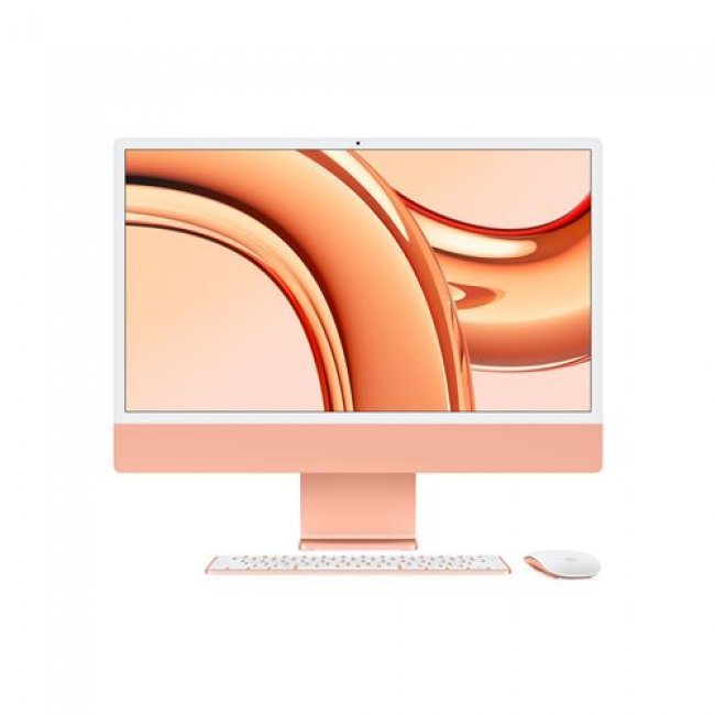 iMac con Pantalla Retina 24'' 4,5K M3 CPU 8, GPU 10, 8GB RAM, 256GB SSD, Naranja