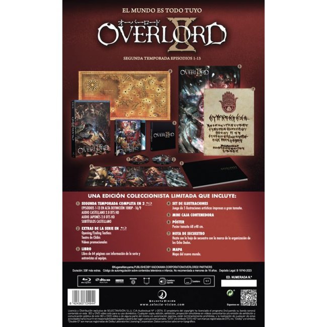 Overlord Temporada 2. Ed. Coleccionista - Bluray