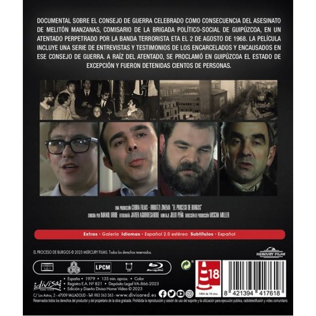 El proceso de Burgos - Blu-ray