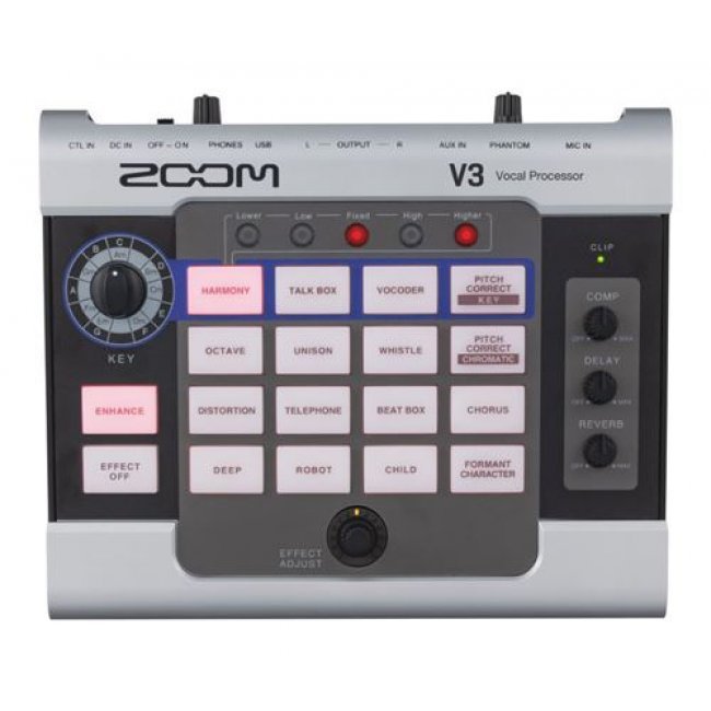 Zoom V3 - Pedal multiefectos para voz