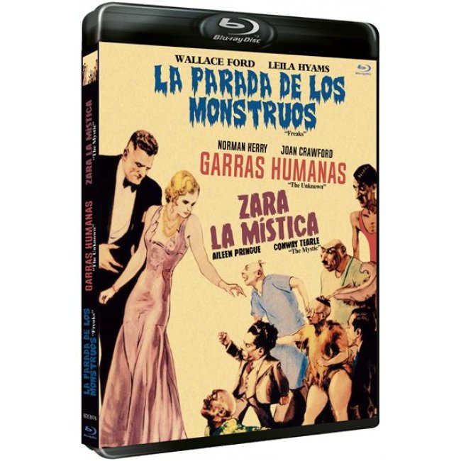 Pack La Parada de los Monstruos + Garras Humanas + Zara la Mística - Blu-ray