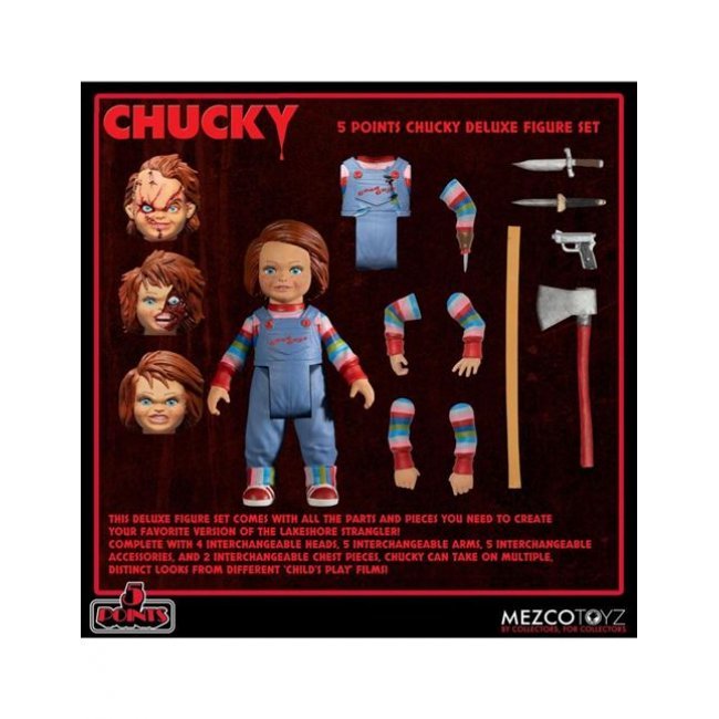 Figura El muñeco diabólico Chuky Set Deluxe 20cm