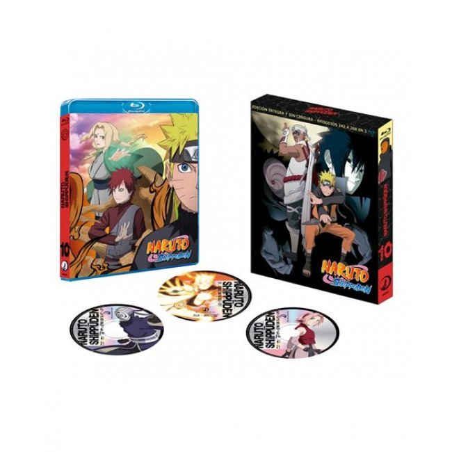 Naruto Shippuden Box 10 (242-267) 26 episodios - Blu-ray