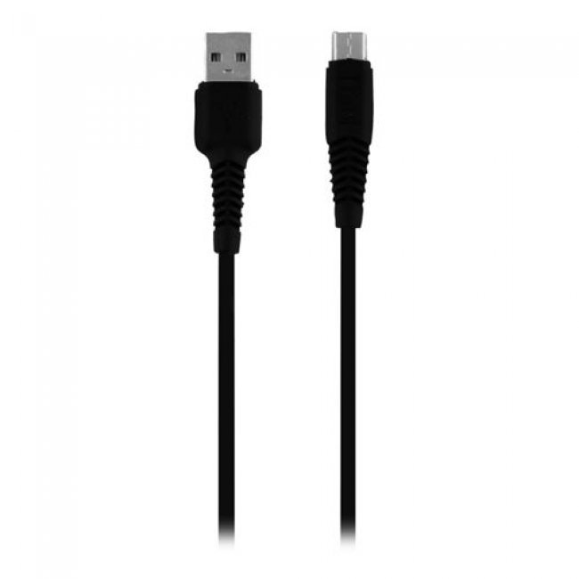 T'nB Cable de carga USB-C a USB-A 1m negro