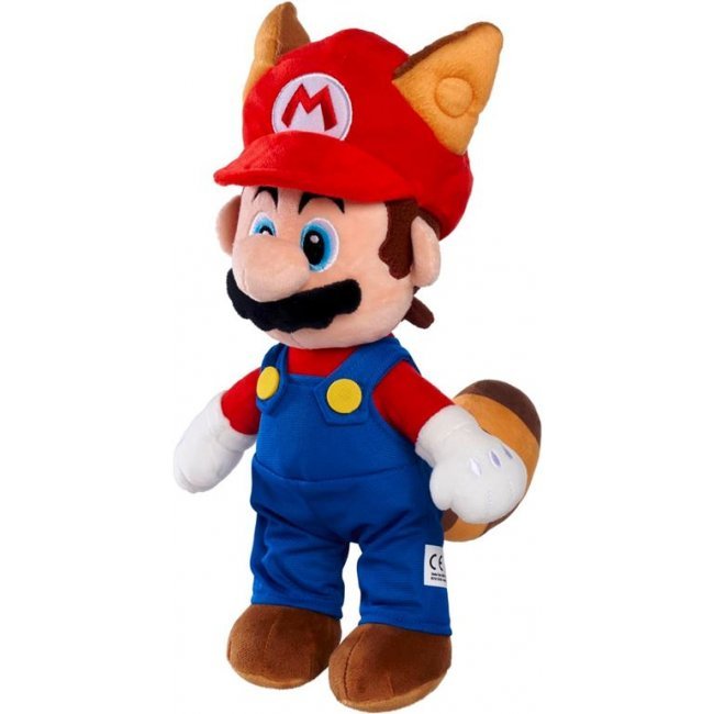Peluche Nintendo Super Mario mapache 30cm