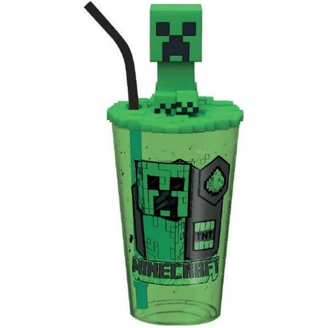 Vaso 3D Minecraft con topper