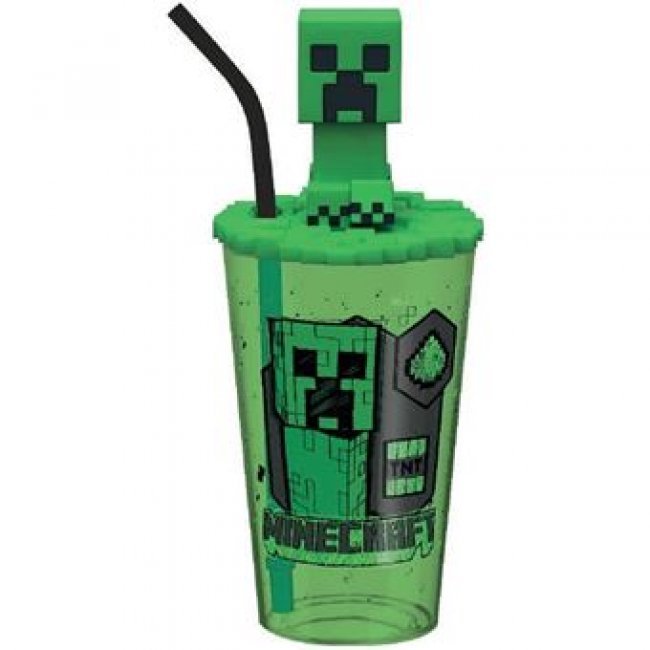Vaso 3D Minecraft con topper