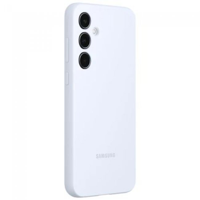 Funda de silicona Samsung azul claro para Galaxy A35