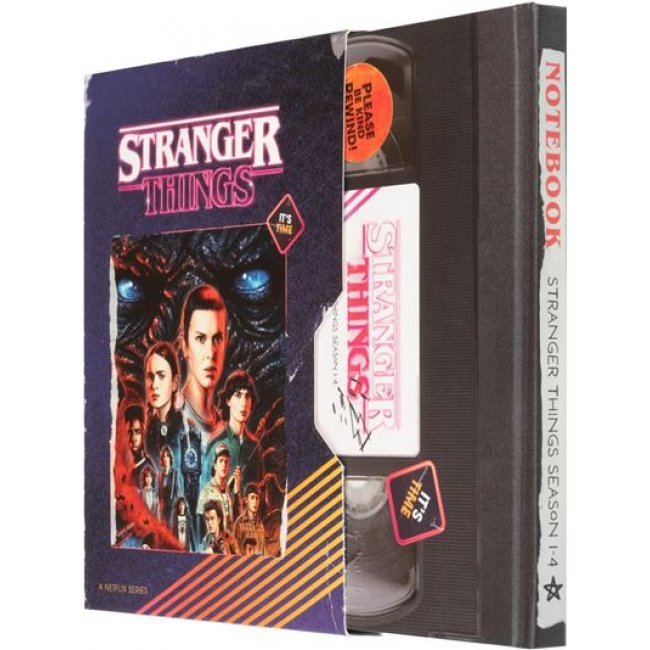 Cuaderno Erik Stranger Things VHS A5 Liso