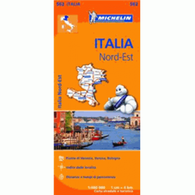 Mapa Regional Italia Noreste