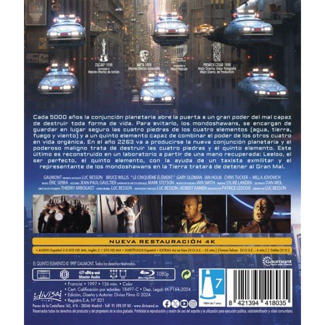 El quinto elemento - Blu-ray