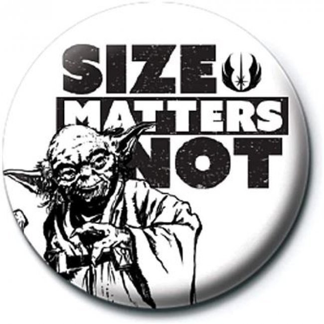 Pin Star Wars Size Not Matters 2,5cm