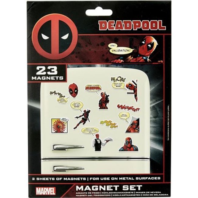Set imanes Marvel Deadpool Cómic