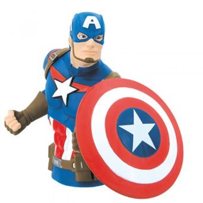 Hucha Marvel Busto del Capitán América 20cm