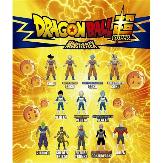 Muéco Bizak Monsterflex Dragon Ball - Varios modelos