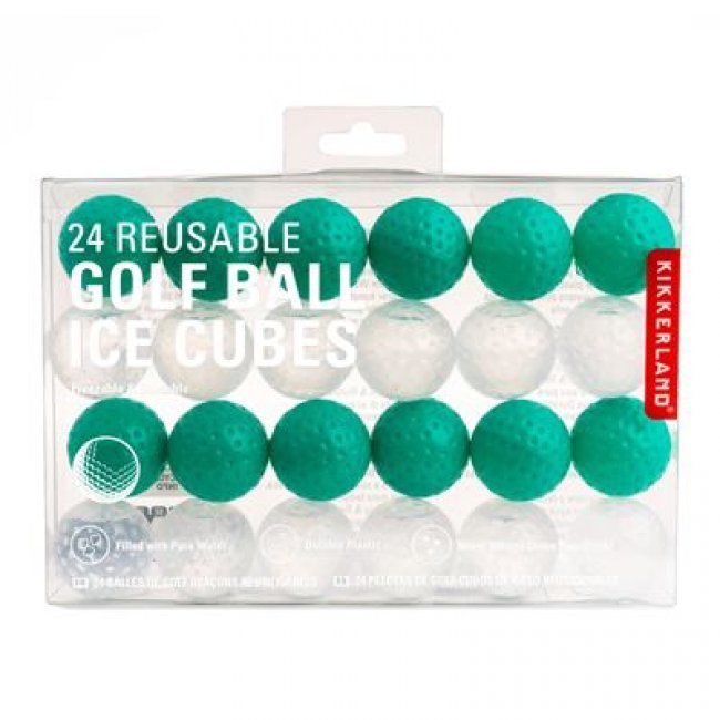 24 cubitos de hielo reutilizables para pelotas de golf