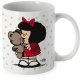 Taza de porcelana Mafalda con osito