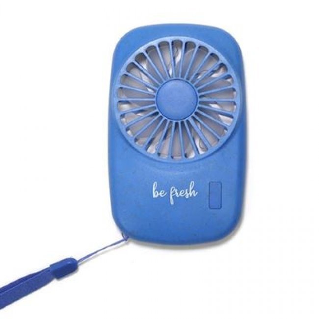 Mini ventilador recargable Azul