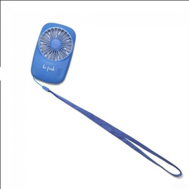 Mini ventilador recargable Azul