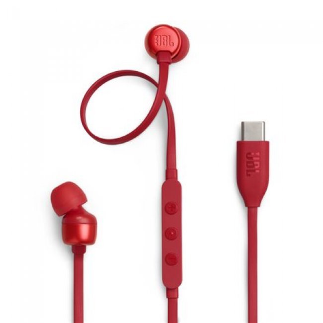 Auriculares JBL Tune 310 USB-C Rojo