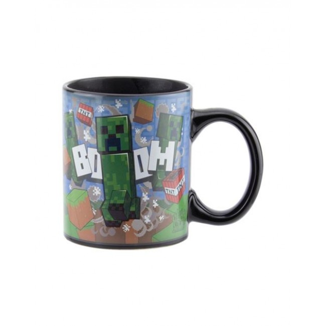 Taza termocromática Minecraft Creeper 300ml