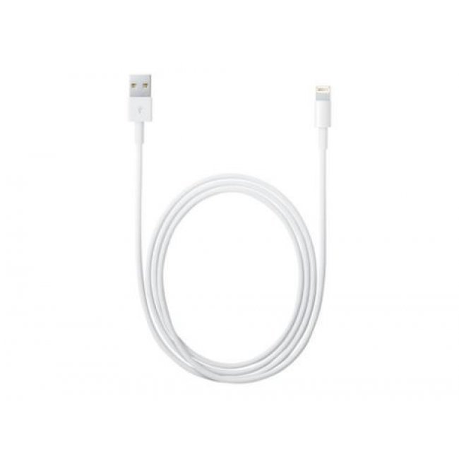 Cable Apple Lightning a USB Blanco 2 m