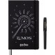 Moleskine Cuaderno Rayas Harry Potter Lumos Negro + bolígrafo Kaweco