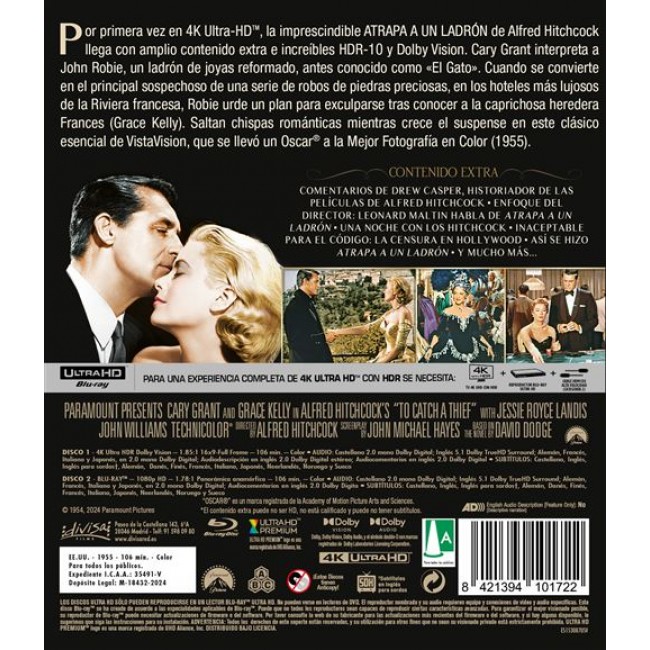 Atrapa a un ladrón - UHD + Blu-ray