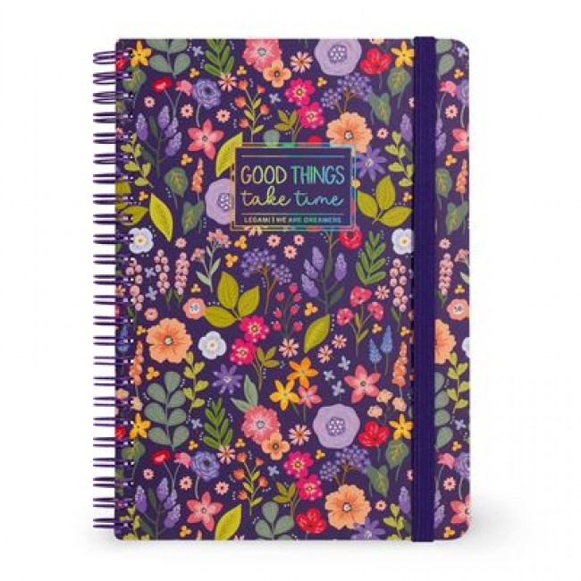 CUADERNO A5 RAYAS ESPIRAL FLOWERS03