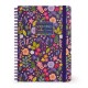 CUADERNO A5 RAYAS ESPIRAL FLOWERS03