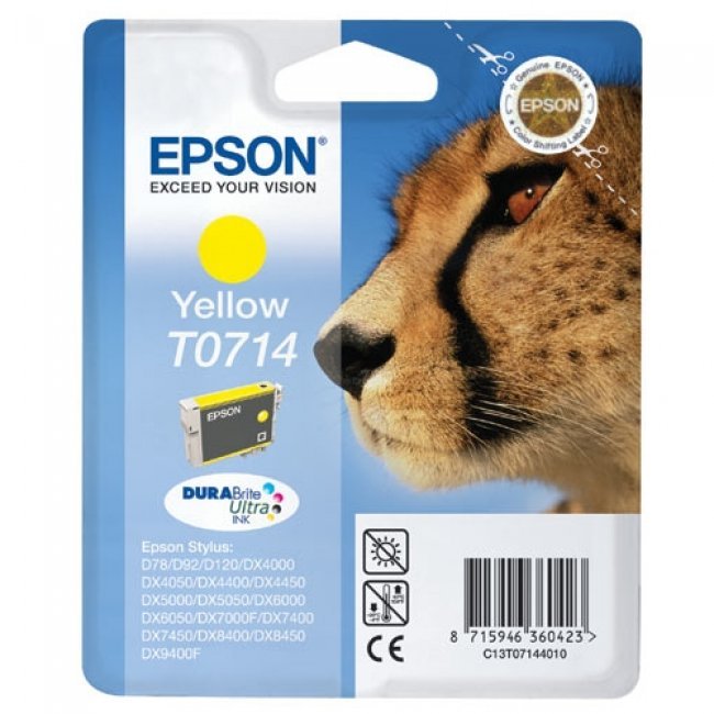 Epson T0714 Tinta amarilla