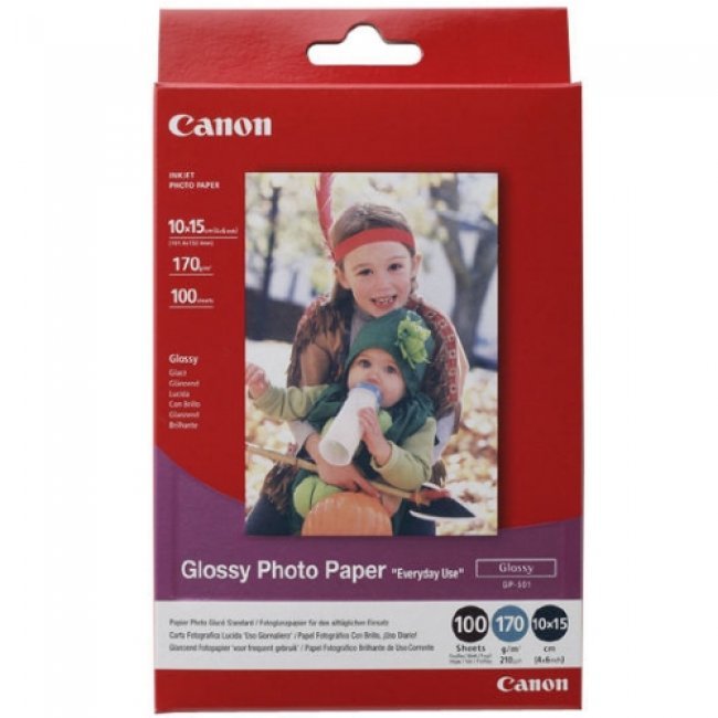 Canon GP 501 Papel Fotográfico 10x15 / 100 Hojas