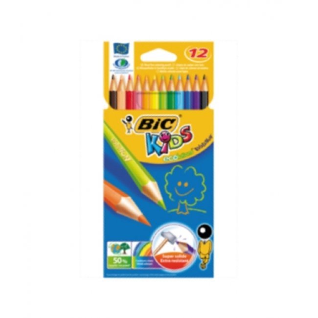 Lápices de colores Bic Kids Evolution 12