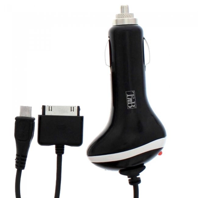 Cargador de coche T'nB CHSMART2 para iPhone / micro USB
