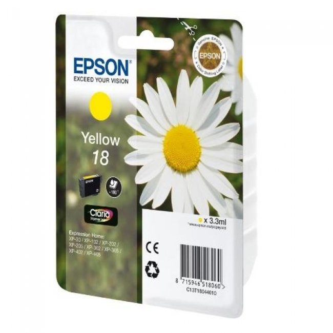 Epson 18 tinta amarilla