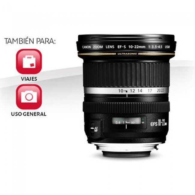 Objetivo Canon EF-S 10-22mm f3.5/4.5 USM
