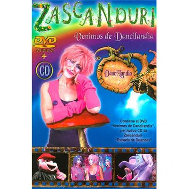 Dvd+cd-venimos de dancilandia-zasca