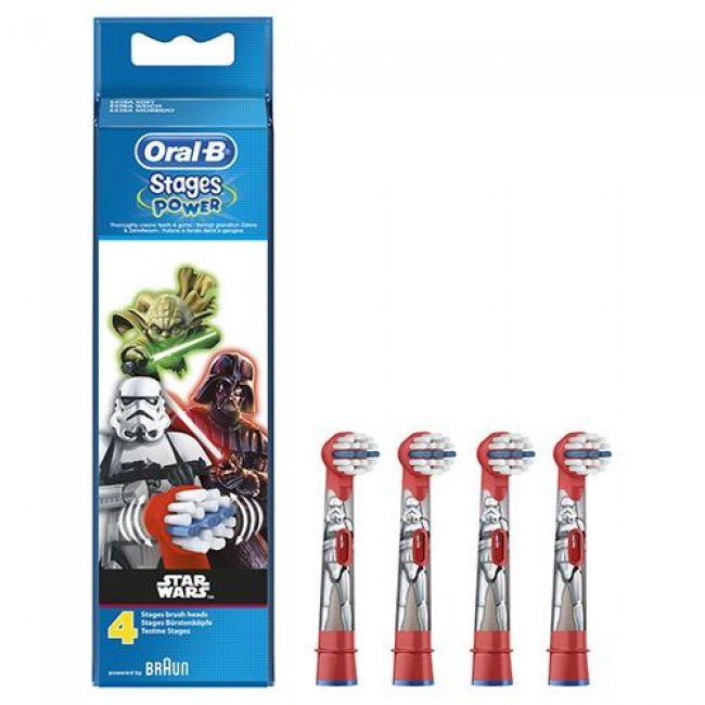 Recambio dental Oral-B Stages Power Star Wars Pack 4 unidades