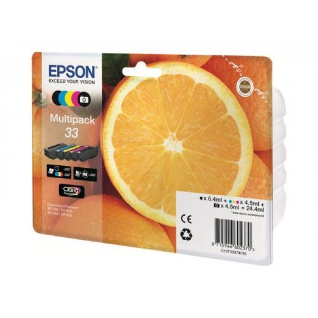 Pack tinta Epson 33 CMYK/PHBK 5