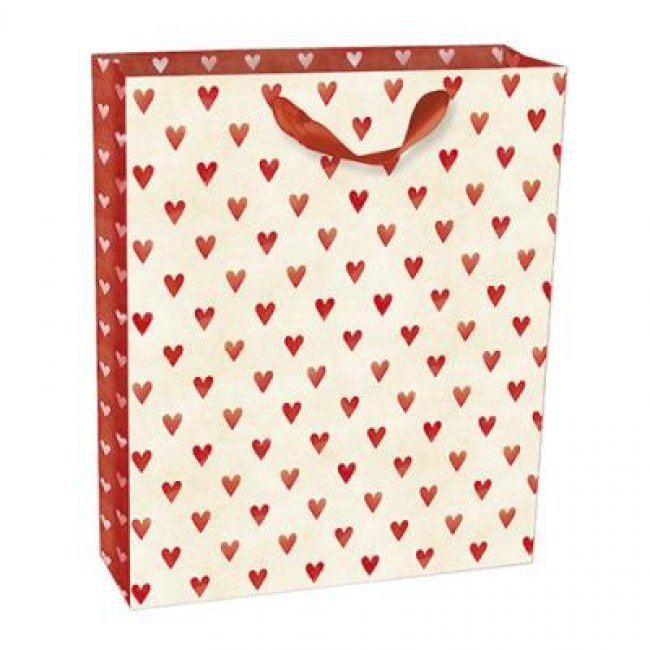 Legami-gift bag m hearts