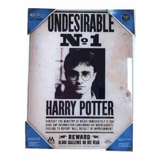 Póster de vidrio templado Harry Potter - Indeseable Nº1